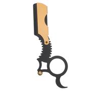 MOKKHNB Outil Pratique en Acier Inoxydable Couleur Aléatoire Rasoir Manuel Utilisation Manuelle sans Électricité Vintage Coupe et Rasage Précis pour Hommes pour Barbe et