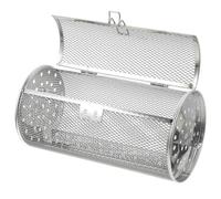 MOKKHNB Panier à Rôtisserie en Acier Inoxydable Résistant la Chaleur Porte Mobile Facile à Ouvrir, Adapté pour Cuisson de Frites et Fruits Secs Four