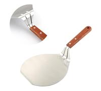 MOKKHNB Pelle à Pizza Acier Inoxydable Spatule de Cuisson Ergonomique pour Gâteau Viande Ustensile de Cuisine Professionnel Polyvalent