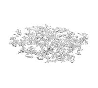 MOKKHNB Pendentifs Lettre Alphabet Métal Argenté Pour Fabrication Bijoux, Bracelets Et Boucles D'oreilles, Lot De 104 Pièces, Unisexe, Collection Diy Créative, Présent Fêtes Occasions Diverses