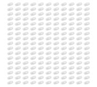 MOKKHNB Perles DIY ABS Imitation Perle 3X6 MM Blanc Pur Trous Droits 1000 Pcs Accessoires Fabrication Bijoux Bracelets Colliers Artisanat