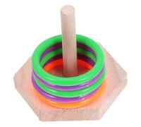 MOKKHNB Perroquet Intelligent en Bois et Plastique, Jeu de Table Hexagonal pour Perruches, Stimule Le Cerveau et Libère L'ennui Lors du Jeu Quotidien
