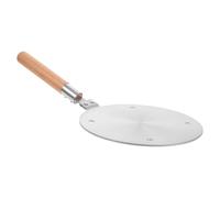 MOKKHNB Plaque de Cuisson à Induction Diffuseur de Chaleur en Acier Inoxydable Poignée en Bois, Protecteur Pratique et Facile à Nettoyer Cuisine