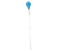 MOKKHNB Pompe à Estomac avec Tube Clair et Poire Manuelle Bleue Plastique | Échantillonnage Sûr Catch-and-release, pour Amateurs de Pêche à Mouche, Usage en Aquarium et Rivière