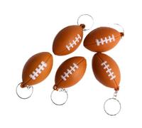 MOKKHNB Porte-clés Rugby Créatif en Pu 9 Pièces, Design Chic et Fonction Porte-clé Présent pour Offrir