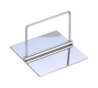 MOKKHNB Porte-serviettes en Acier Inoxydable Argenté Support Papier Napkins Résistant à L'usure Usage Pratique pour Hôtel Cuisine Moderne