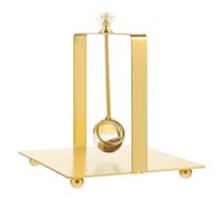 MOKKHNB Porte-serviettes en Fer Élégant Décoration Boule de Cristal Or, Design Vertical Sophistiqué, Résistant à L'usure, Accès Facile, pour Bar et Dîner