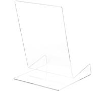 MOKKHNB Présentoir Acrylique Transparent pour Support Exposition Polyvalent pour Organisation Bureau et Affichage Œuvres Art