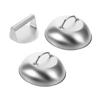 MOKKHNB Presse à Bacon Acier Inoxydable Couvercle De Cuisson pour Gril Plat Accessoires De Plaque De Cuisson pour Fromage