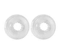 MOKKHNB Protection pour Rayons de Vélo Résistante à L'usure, Lot de 2 Pièces en Plastique, Protège Volant Moteur et Moyeu Arrière Fête Estivale de Vélo Réussie