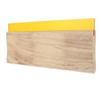 MOKKHNB Raclette de Sérigraphie en Bois Lame en Caoutchouc Résistante pour Applications Graphiques et Textiles, Fabrication de T-shirts et Usage Manuel