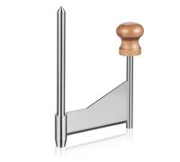 MOKKHNB Râpe à Fromage Manuelle en Acier Inoxydable Argenté Lame Rotative pour Créer des Copeaux et Râper Uniformément Fromage et Carottes, Design Simple et Lignes Douces