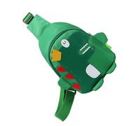 MOKKHNB Sac Bandoulière Garçon Fille Dinosaure Vert Sac Épaule Léger et Multifonction pour Filles Style Cartoon avec Sangle Réglable pour Maternelle et École Primaire