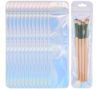 MOKKHNB Sachet de Scellage PP 100 Pcs 5, 5x22cm pour Cosmétiques et Bijoux