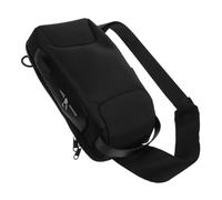 MOKKHNB Sacoche Homme Étanche Oxford Léger avec Serrure à Code Sac à Bandoulière Sécurisé pour Voyage et Quotidien Sac de Poitrine USB Crossbody et Respirant