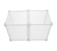 MOKKHNB Séparateur Congélateur Coffre Plastique 2 Compartiments 36x19x24cm Rangement Modulable Pour Réfrigérateur Cuisine Pratique Solide