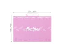 MOKKHNB Séparateurs pour Boîtes à Recettes 25 Pièces, Fiches Recettes Alimentaires Souples 10X15 CM, Format Pratique Coins Arrondis, Adaptés Cuisine Familiale et Notes Couleur Aléatoire