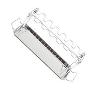 MOKKHNB Support à Poulet En Acier Inoxydable 14 Emplacements Grille à Rôtir Avec Bac D'égouttage Cuisson Verticale Pratique Pour Barbecue Pour Cuisses Et De Poulet Accessoire De Cuisson Four