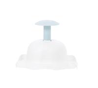 MOKKHNB Support pour Trancheuse à Légumes en Plastique Bleu, Protection des Doigts Multi-usage Facile à Nettoyer Cuisine Sécurisée