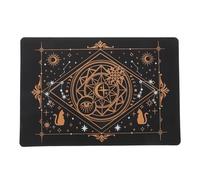 MOKKHNB Tapis de Découpe Professionnel Noir A5 Double Face Motif Cercle, Planche à Découper Antidérapante pour Bricolage, Couture et Activités Manuelles Précises