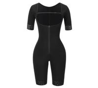 MOKLYF Ceinture Amincissante pour Le Ventre et Les Fesses avec Fermeture éclair, Gaine Amincissante pour Les Bras Courts et sous la Poitrine, Gaine Amincissante pour Le Corps e(Noir-Petit