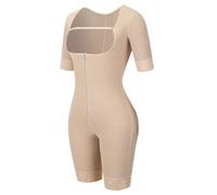 MOKLYF Ceinture Amincissante pour Le Ventre et Les Fesses avec Fermeture éclair, Gaine Amincissante pour Les Bras Courts et sous la Poitrine, Gaine Amincissante pour Le Corps e(Nu-Moyen