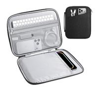 MoKo 13 Pouces Sacoche pour Ordinateur Portable avec poignée | Housse de transport pour ordinateur portable compatible avec iPad Pro M5, MacBook Neo (A18 Pro), Galaxy Tab S8+, Noir