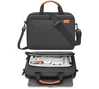 MoKo Housse de Protection Tablette 12.9 inch Compatible avec iPad Pro 12.9 M2 2022/2021/2020/2018, Sac de Transport avec Poignée, Noir & Gris