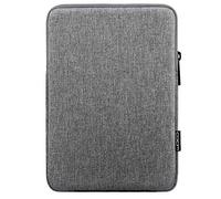 MoKo Housse Compatible avec iPad Pro 12.9 M2 2022/iPad Pro 12.9" 2018-2021, iPad Pro 12.9 2017/2015, Surface Pro 12.3", Tab S8+ 12.4", pour Stylet et Smart Keyboard - Gris Clair