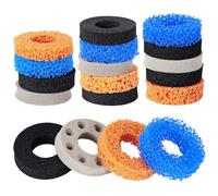 MoKo 18 PCS Anneaux de Précision pour PS5, Steam Deck, PS4, Xbox Series X/S, Xbox One, Switch, Switch OLED, Switch Pro Contrôleur, ROG Ally, Bague de Précision avec 4 Niveaux de Résistance Différents