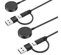 MoKo 2-en-1 Chargeur Compatible avec Samsung Galaxy Watch 8/7/Ultra/6/5/4/3