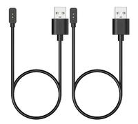 MoKo 2 Pack Chargeur Compatible avec Xiaomi Smart Band 9/9 Pro/9 Active/8/8 Pro/8 Active/Redmi Watch 5/5 Active/5 Lite/4/3 Active/Redmi Smart Band 2, Station de Charge avec 1m Câble de Chargement USB