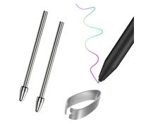 MoKo 2 PCS Pointes pour Remarkable 2 Tablet Stylus, Pointes en Métal Titane pour Remarkable Marker Plus avec 4096 Pressions et inclinaisons, Pointes de Rechange pour Remarkable2 Stylus