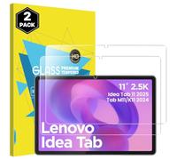 MoKo Lot de 2 Protections d’Écran pour Lenovo Idea Tab 11" 2025 / Tab M11, Verre Trempé, HD Clair, Dureté 9H, Sans Bulles, Résistant aux Rayures, pour Tab K11 / Idea Tab 11 Pouces