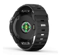 MoKo 26 mm Bracelet de Montre Compatible avec Fenix 7X Pro/7X/6X Pro/6X/5X/5X Plus/3/Descent MK2i/Instinct 2X, Bande en Silicone Épais, Bracelet de Sport Remplacement Facile, Noir