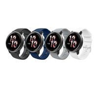MoKo 4 Pack Bracelets de Montre Compatible avec Garmin Vivoactive 4S/Forerunner 255S/255S Music/Venu 2S/Vivomove 3S, 18mm Bracelet Sport de Remplacement en Silicone, Multicolore A