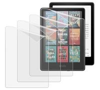 MoKo 4 Pack Protecteur d'écran pour Kindle Paperwhite 7 pouces 12ème génération 2024 et Kindle Colorsoft Signature Edition, Protecteur d'écran mat de haute en PET anti-reflet pour Boox Go 7,Kobo Libra