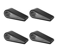 MoKo 4PCS Support pour Ordinateur Portable Universel, Support en Silicone Antidérapant, Support d'Élévation Stable Léger Durable, Refroidisseur Ventilé Portable pour Tablette Clavier - Noir