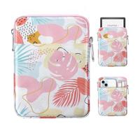 MoKo 6-7" Housse pour liseuse 7" Colorsoft Signature Edition, Toute Nouvelle liseuse 6" 11 génération 2022/10e gén 2019/8 gén. 2016, Tablette de Lecture 6,8" 11/10 gén. 2021/2018, Feuille Tropicale