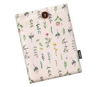 MoKo 6-7" Pagnière à Manches rembourrées de Marguerite brodées pour Kindle Colorsoft,Kindle Paperwhite 12th Gen 2024, Kindle 2022-2016, Kindle Pouch for Oasis/Voyage/Kobo eReader, Fleurs Roses