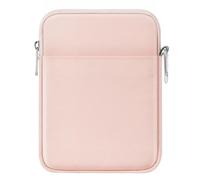 MoKo 6-7 Pouces Sac à Manches Kindle, Housse de Protection en Nylon Compatible avec Kindle Colorsoft, Kindle Paperwhite 12th Gen 2024, Kindle 2024-2016, Fire 8/7, Kindle Oasis E-Reader, Rose