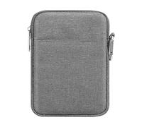 MoKo 6-7 Pouces Sac à Manches Kindle, Housse de Protection en Nylon Compatible avec Kindle Colorsoft, Kindle Paperwhite 12th Gen 2024, Kindle 2024-2016, Fire 8/7, Kindle Oasis E-Reader, Gris Foncé