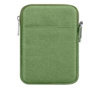 MoKo 6-7" Sac à Manches Kindle, Housse de Protection en Nylon Compatible avec Kindle Colorsoft, Kindle Paperwhite 12th Gen 2024, Kindle 2024-2016, Fire 8/7, Kindle Oasis E-Reader, Herbe Verte