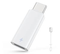 MoKo 60W USB-C to Lightning Headphone Audio Adapter for iPhone 17 16 15 | Not for OTG/Lavalier Microphone, Charging & Data Transfer, for iPhone 17 Air 16 16e 15 Pro Max Plus, iPad Pro/Air