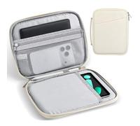 MoKo 7-8 Pouces Étui de Transport rembourré pour iPad Mini (A17 Pro) 8,3 Pouces 2024, iPad Mini 6/5/4/3/2, liseuse 7", Sacoche pour Tablette avec poignée, Beige
