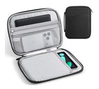 MoKo 7-8 Pouces Étui de Transport rembourré pour iPad Mini (A17 Pro) 8,3 Pouces 2024, iPad Mini 6/5/4/3/2, liseuse 7", Sacoche pour Tablette avec poignée, Noir