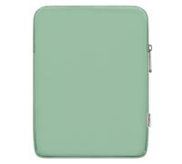 MoKo Étui pour Tablette 7 à 8 Pouces, Sac de Manchon en Tissu Polyester Compatible avec iPad Mini A17 Pro 8,3" 2024, iPad Mini (6e gén) 8,3" 2021/Mini (5e gén) 7,9" 2019/mini 1/2/3/4, Vert Foncé