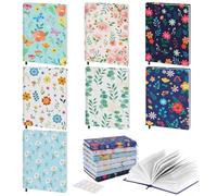 MoKo 7 Pièces Couverture de Livre, Housses de Livre Extensibles avec Signets, Couverture de Protection pour Livres Réutilisable, Couverture de Reliure Rigide jusqu'à 10 x 12,5 Pouces