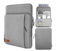 MoKo 9-11" Housse Compatible avec iPad Pro 11 M2 2022-2018, iPad 10th 10.9 2022, iPad Air 5 10.9" 2022, iPad 9th Gen 10.2 2021/iPad 8 10.2/Air 4 10.9/Air 3 10.5, Galaxy Tab S8 11", Gris Claire