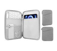 MoKo Housse Tablette 9-11" Compatible avec iPad Pro 11 M4 2024/11 Pouces iPad Air M2 2024/iPad 10e 10,9 2024/iPad Air 5/4 10,9, Galaxy Tab S9/S8/A8/A7 2022, Gris Clair